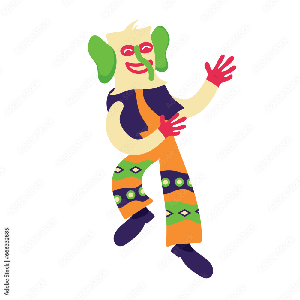 barranquilla carnival marimonda illustration barranquilla carnival marimonda illustration