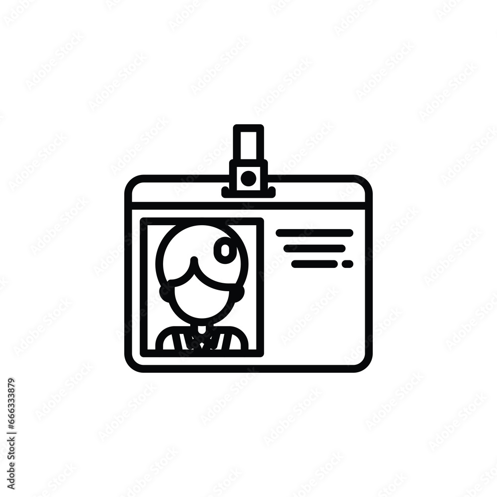 ID card outline icon. Vector illustration. The isolated icon suits the web, infographics, interfaces, and apps.
ID card outline icon. Vector illustration. The isolated icon suits the web, infographics, interfaces, and apps.