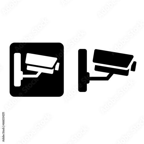 監視カメラアイコンセット