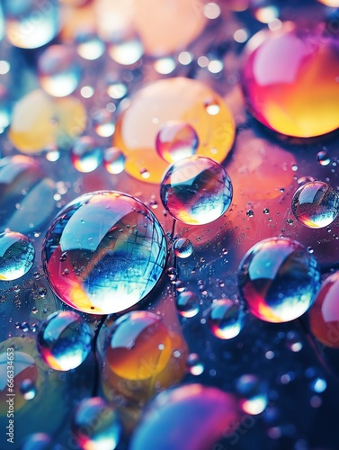 Colorful droplet background for use in banners, background, and social media designs.