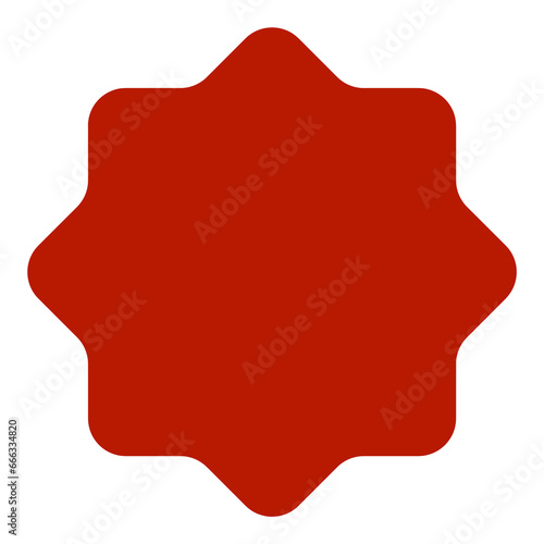 red starburst, price sticker, price tag, sale sticker transparent PNG icon