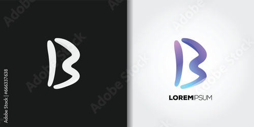 letter b clean logo