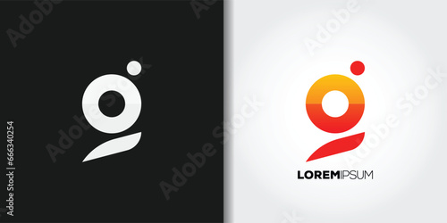 geometric letter g logo photo