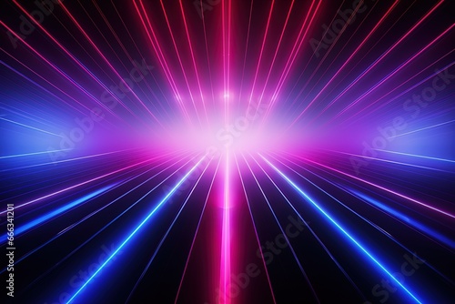 abstract futuristic background with pink blue glowing neon moving high speed wave lines and bokeh lights. Data transfer concept Fantastic wallpaper