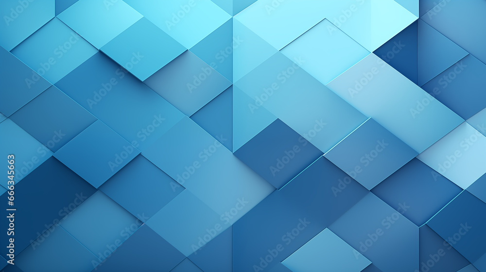 Obraz premium blue geometric background