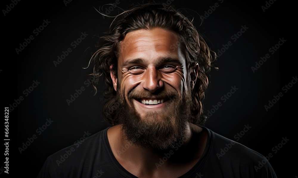 Fototapeta premium Bearded man