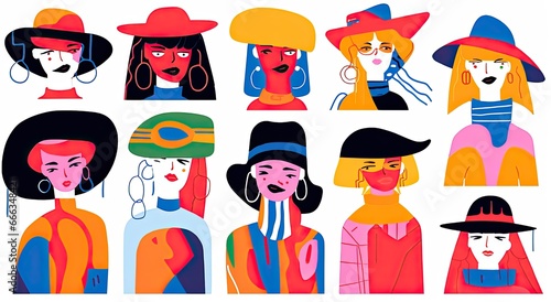 Women in hats