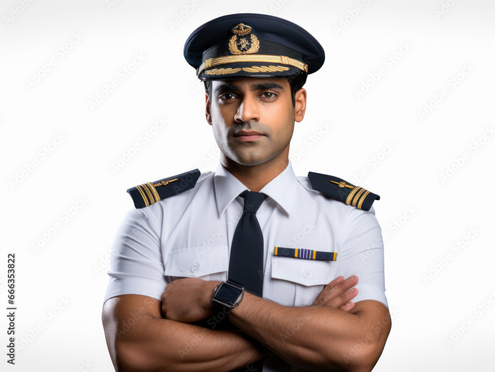 Commercial aviation pilot portraits