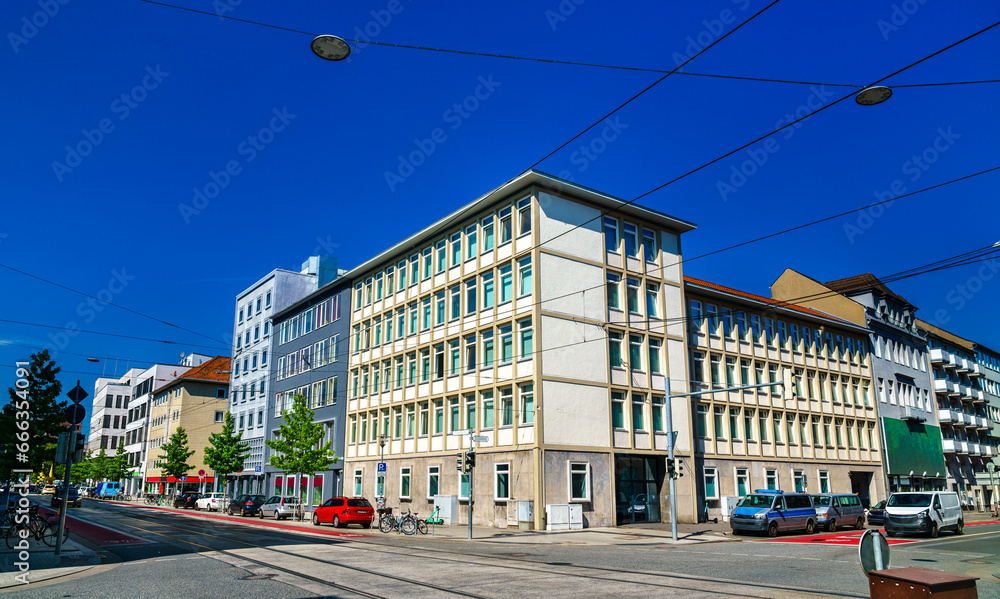 Typical architecture of Hanover in Lower Saxony, Germany Typical architecture of Hanover in Lower Saxony, Germany
