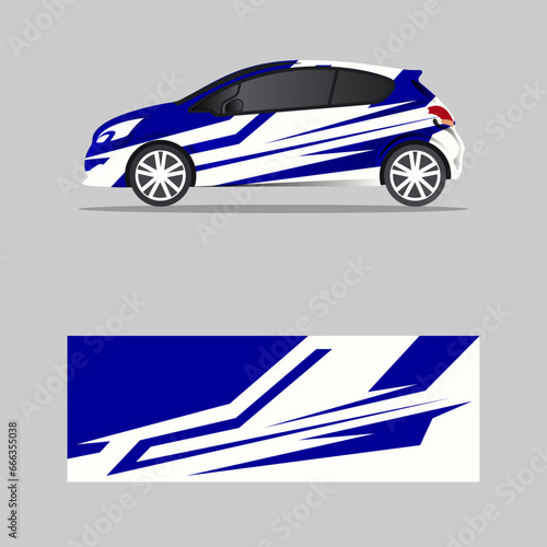 Car wrap decal graphics Abstract eagle stripe grunge racing and sport background