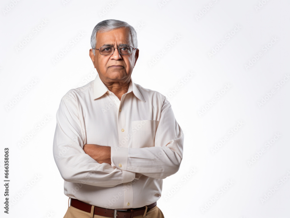 isolated portrait in studio
