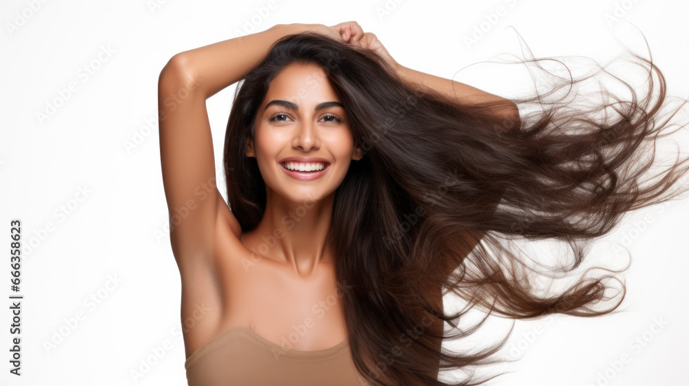 Fototapeta premium Hair advertising images 