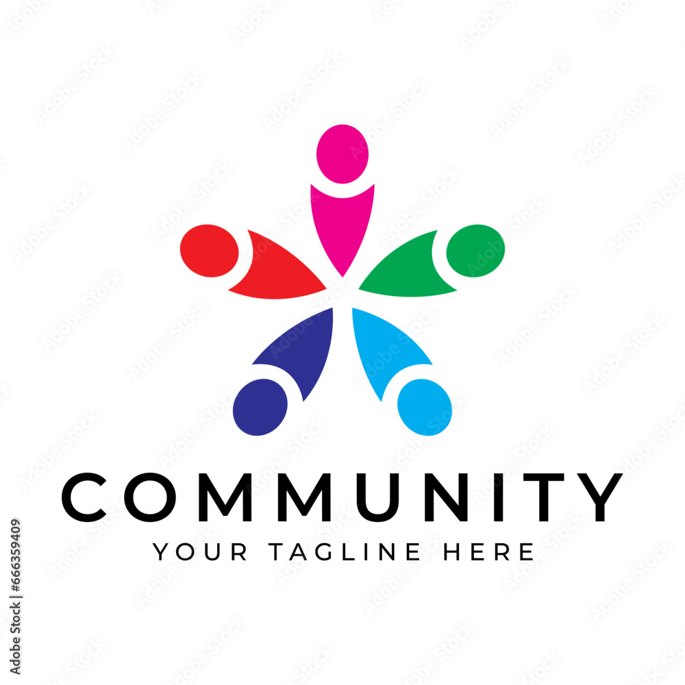 Community logo , community network , and people check.Logos for teams or groups , kindergartens , and companies. With vector illustration editing. Community logo , community network , and people check.Logos for teams or groups , kindergartens , and companies. With vector illustration editing.