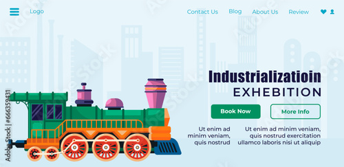 Exhibition of steam locomotives and railways web