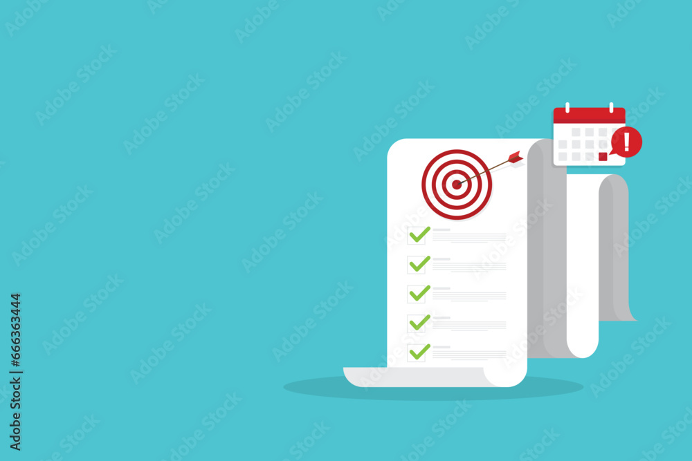 Successful completion of business tasks. Checklist with a business tasks completed. Successful completion of business tasks. Checklist with a business tasks completed.