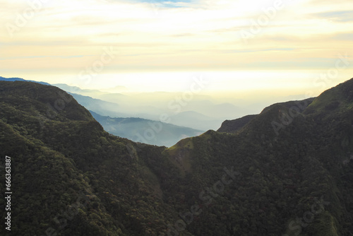 Panoramic View From Worlds End In Horton Plains National Park, Sri Lanka © Tatiana Kashko
