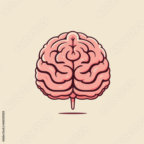 human brain illustration