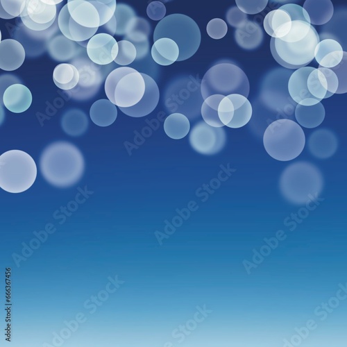 blue bokeh background