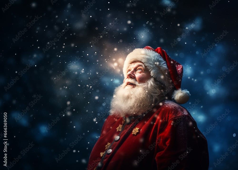 santa claus with christmas tree santa claus with christmas tree