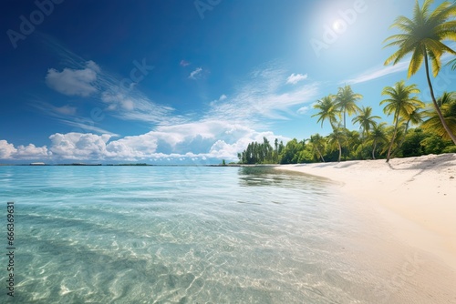 Aesthetic Beach Pictures  Captivating Empty Tropical Beach and Seascape
