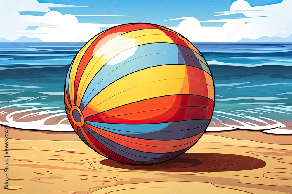 Beach Ball Drawing: Embrace Endless Summer Fun on Your Beach Vacation