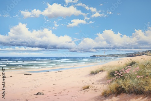 Wallpaper Mural Soft Sand Beach Landscape: Captivating Views of Beach with Serene Sands Torontodigital.ca