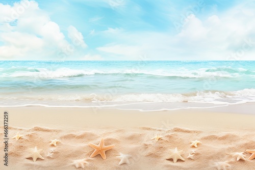 Soft Sand Beach  Captivating Beach Theme Background for a Relaxing Coastal Experience