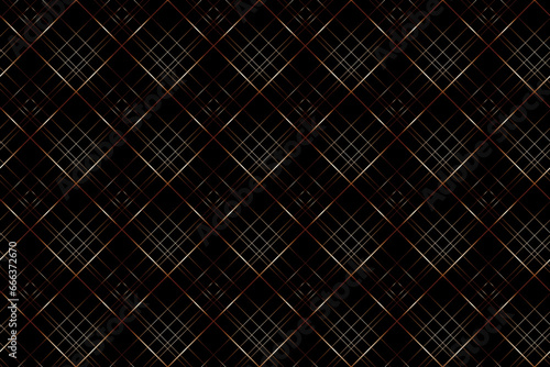 Golden-black elegant gradient seamless background with abstract pattern