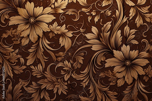 Cumin Brown Color Warm Spice Pattern: A Vibrant and Cozy Digital Image