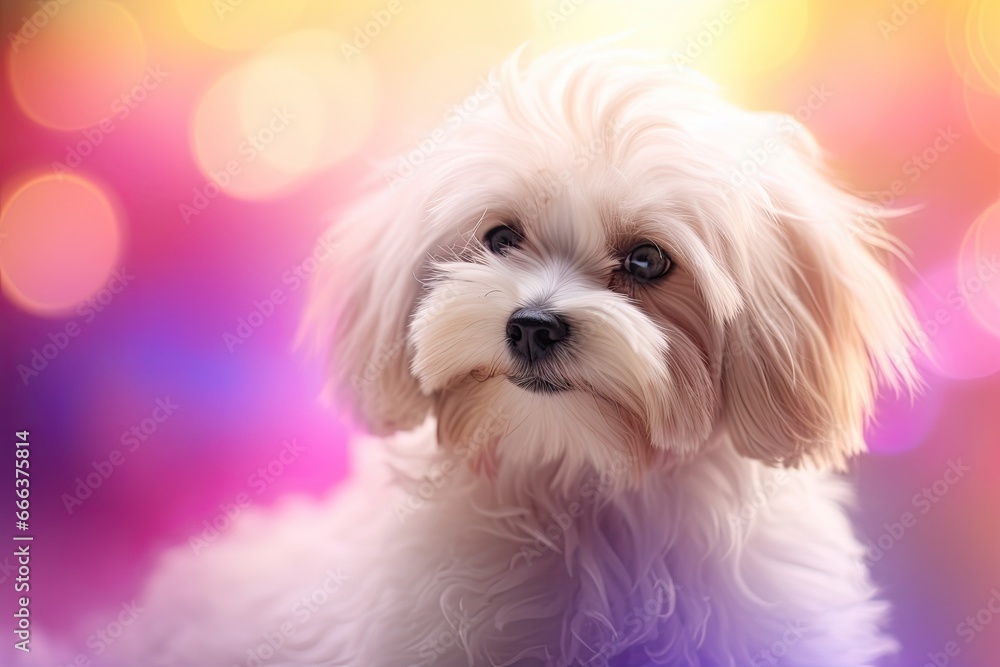 Cute Dog Wallpapers: Blurred Backgrounds, Patterned and Smooth Gradient Texture Colors for Wallpaper