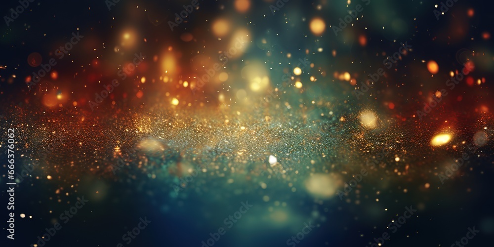 Obraz premium an abstract background with glitter light effects