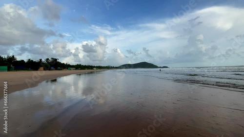A very clam vibe at Agonda Beach Goa India 4K photo