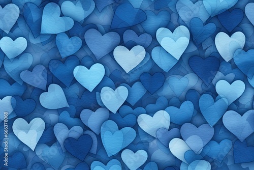 Hearts Wallpaper Blue: Stunning Texture Backdrop for a Modern Touch