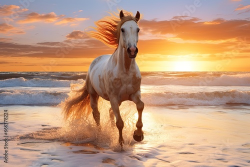 Horse on Beach: Captivating Beach Scenes Featuring Majestic Equine Beauty