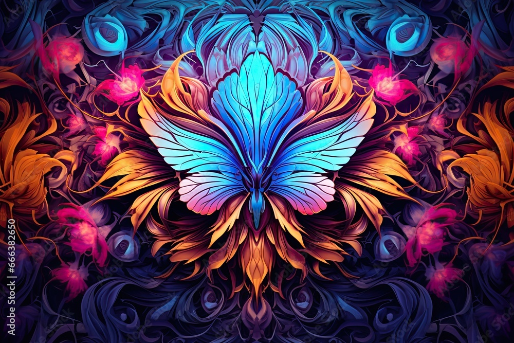 Psychedelic Wallpaper: Trendy Art Background for a Mind-Blowing Visual Experience Psychedelic Wallpaper: Trendy Art Background for a Mind-Blowing Visual Experience