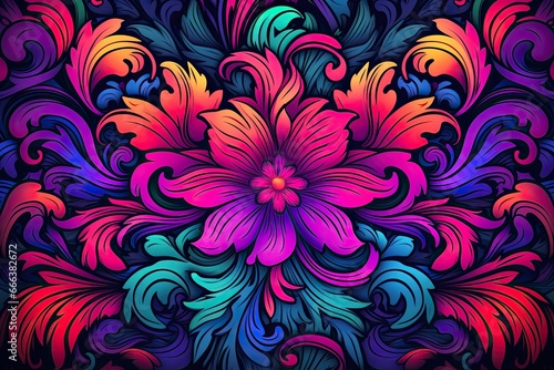 Psychedelic Wallpaper  Vibrant Backgrounds for Captivating Wallpaper Designs