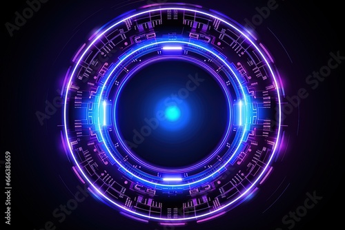 abstract futuristic background with pink blue glowing neon moving high speed wave lines and bokeh lights. Data transfer concept Fantastic wallpaper