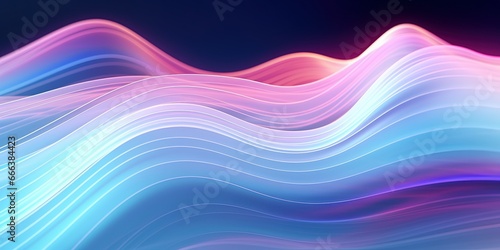 Dynamic Spectrum of Colors Abstract Background  Colorful wave silk moving high speed wave lines and bokeh lights. Data transfer concept Fantastic wallpaper