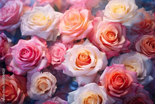 Roses Wallpaper  Light Multicolor Blur Abstraction for Stunning Visuals