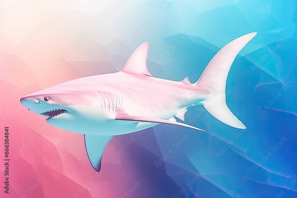 Shark Wallpaper: Abstract Pastel Gradient Texture Background in Vibrant Colors