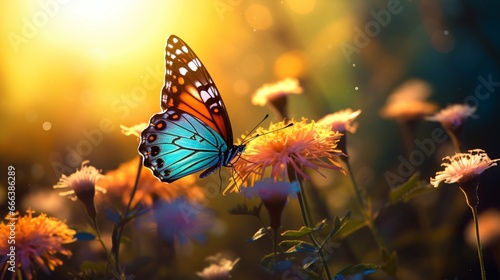 butterfly on flower