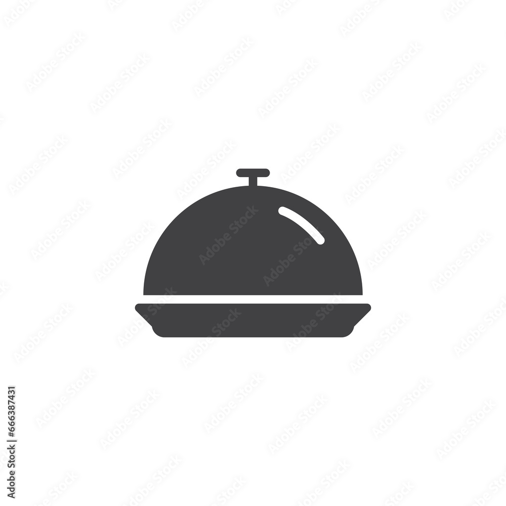 Food Serving Tray vector icon Food Serving Tray vector icon