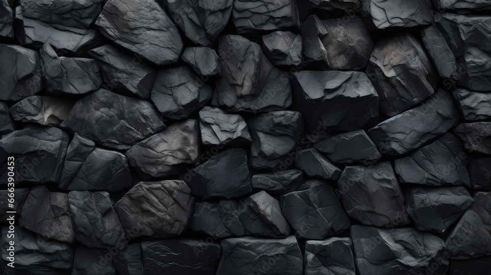black stone texture pattern background - obrazy, fototapety, plakaty 