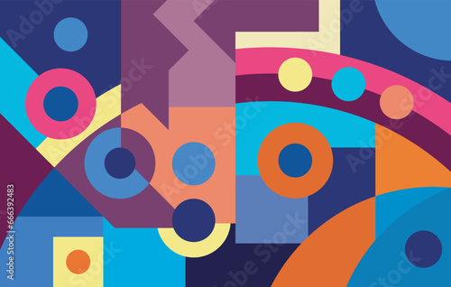 colorful abstract art for decoration