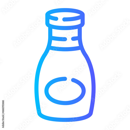 orang juice Line Gradient Icon