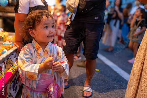 夏祭りにて