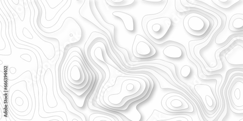 Seamless pattern with lines Topographic map. Geographic mountain relief. Abstract lines background. Contour maps. Vector illustration, Topo contour map on white background, Topographic contour lines.