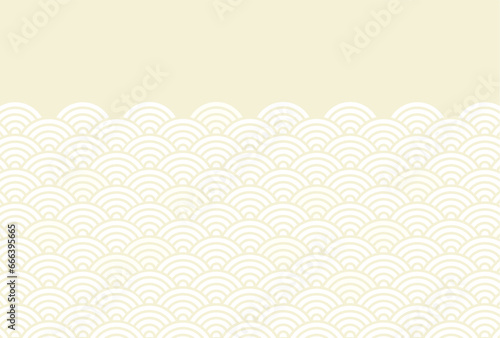 波紋 和柄 年賀状 壁紙 背景