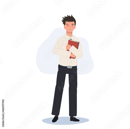 Academic Lifestyle of Thai College Student. Thai University Student in Uniform Holding Books