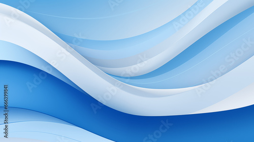 abstract blue and white wave illustration